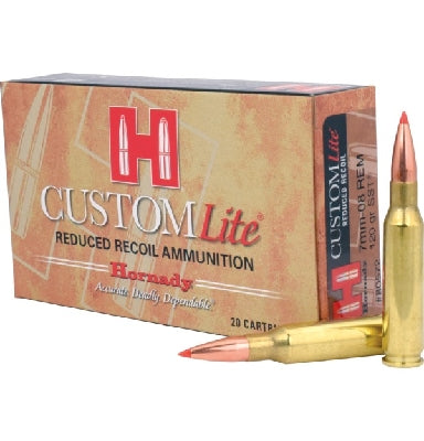 Hornady 7mm-08 Rem 120 grain SST Custom Lite Ammo 20 rd