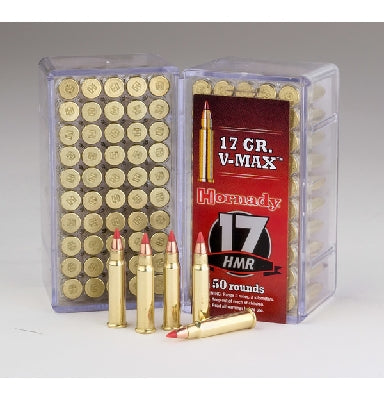 Hornady 17 HMR 17 grain V-Max Varmint Express Ammo 50 rd