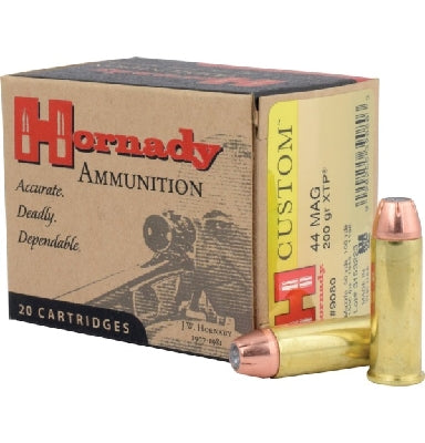 Hornady 44 Mag 200 grain JHP/XTP Custom Ammo