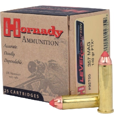 Hornady 357 Mag 140 grain FTX Leverevolution Ammo