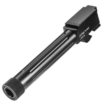 Lone Wolf AlphaWolf 4.6"/117mm Barrel For Glock 19 9mm Threaded 1/2-28