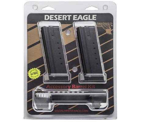 Magnum Research Desert Eagle 44 Mag Barrel with Integral Muzzle Brake and two spare Magazines