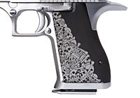 Hogue Bone Yard Black Grips for Magnum Research Desert Eagles