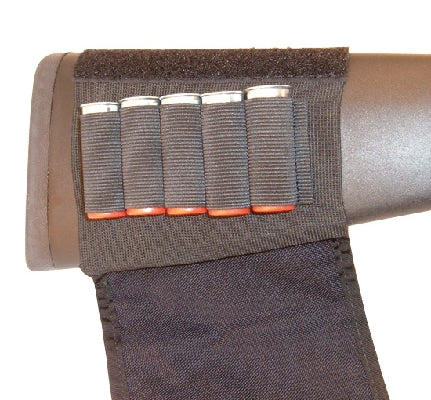 Grovtec Buttstock Cartridge Shell Holder-Shotgun with Flap