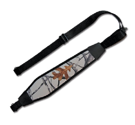 Grovtec Padded Nylon Rifle 48x1-True Timber Snow Camo with swivels