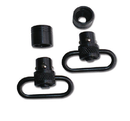 Grovtec Push Button Swivel Set 1" Loops Black