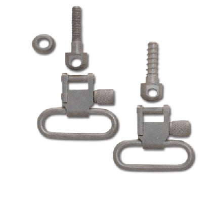 Grovtec Machine Screw Fore End Swivel Set 1" Loops Satin Nickel
