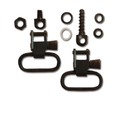 Grovtec Ruger Mini-14 Swivel Set 1" Loops Black