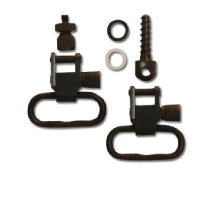 Grovtec Ithaca M37, M87 and DeerSlayer Swivel Set 1" Loops Black