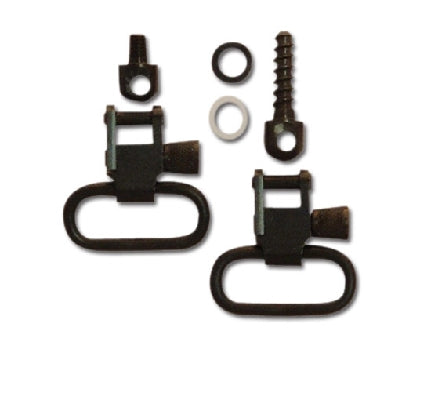 Grovtec Mossberg 500 Swivel Set 1" Loops Black