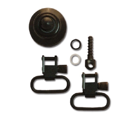 Grovtec Mossberg 590/835 12 Gauge Swivel Set 1" Loops Black