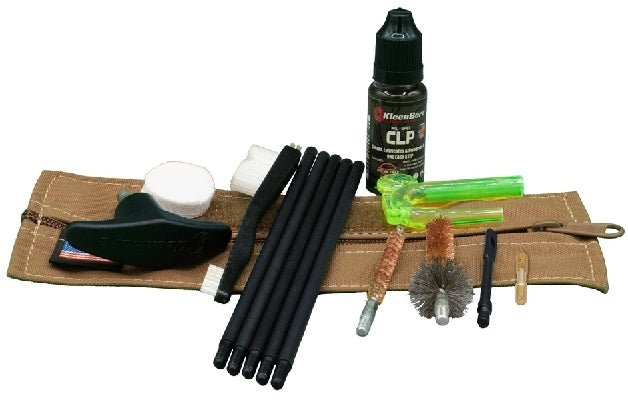 KleenBore Military/LE 223 Rem/5.56mm Nato Rifle Tactical Cleaning Kit