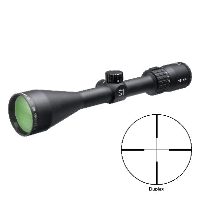 Sightron SI G2 Series 3.5-10x50mm Riflescope with Duplex Reticle, ¼ MOA Clicks, Second Focal Plane, 1" Tube