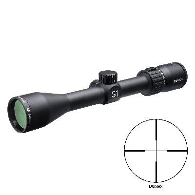 Sightron SI G2 Series 4-12x40mm Riflescope with Duplex Reticle, ¼ MOA Clicks, Second Focal Plane, 1" Tube