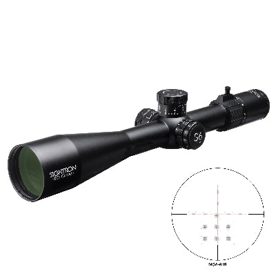Sightron SVI Series 5-30x56mm Riflescope with First Focal, ED Glass, Zero Stop, Illuminated MOA-8 Reticle, 34mm Tube