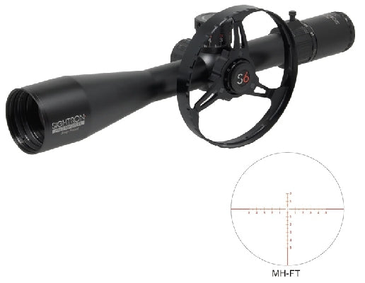 Sightron S6 Series Field Target Riflescope 10-60x56mm ED Glass MH-FT reticle with wheel