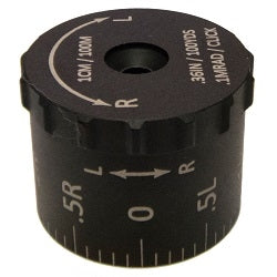 Sightron SIII Series 8-32x56mm and 6-24x50mm Tactical Windage Knob .1MIL 2.5L-2.5R