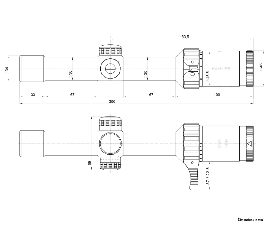 Khales K 18i 1-8x24 - Gen 2