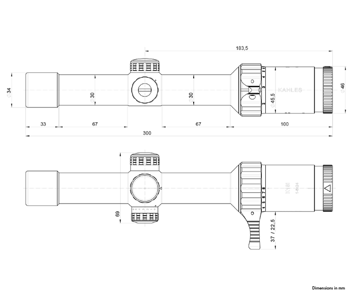 Khales K 18i 1-8x24 - Gen 2