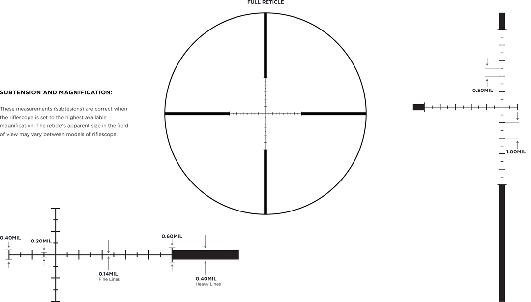 Leupold VX-5HD GEN2 3-15x44 CDS-SZL2 SF MIL HTMR reticle