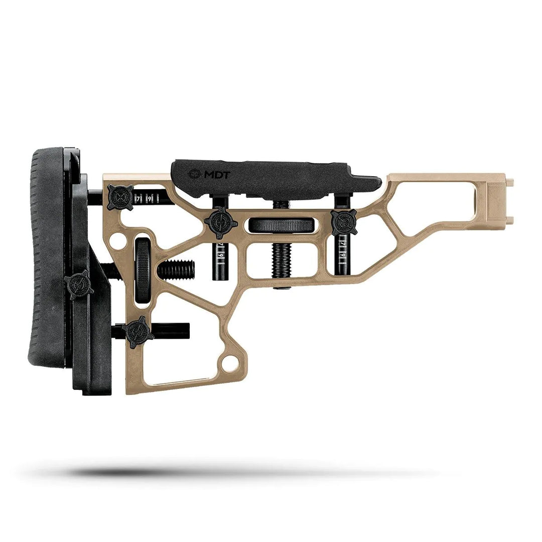 MDT XTN Skeleton Rifle Butt Stock SRS-X and SRS-X Premier for ESS and ACC Rifle Chassis Systems – view 2