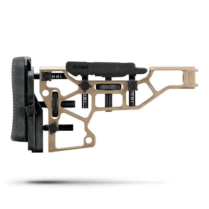 MDT XTN Skeleton Rifle Butt Stock SRS-X and SRS-X Premier for ESS and ACC Rifle Chassis Systems – view 2