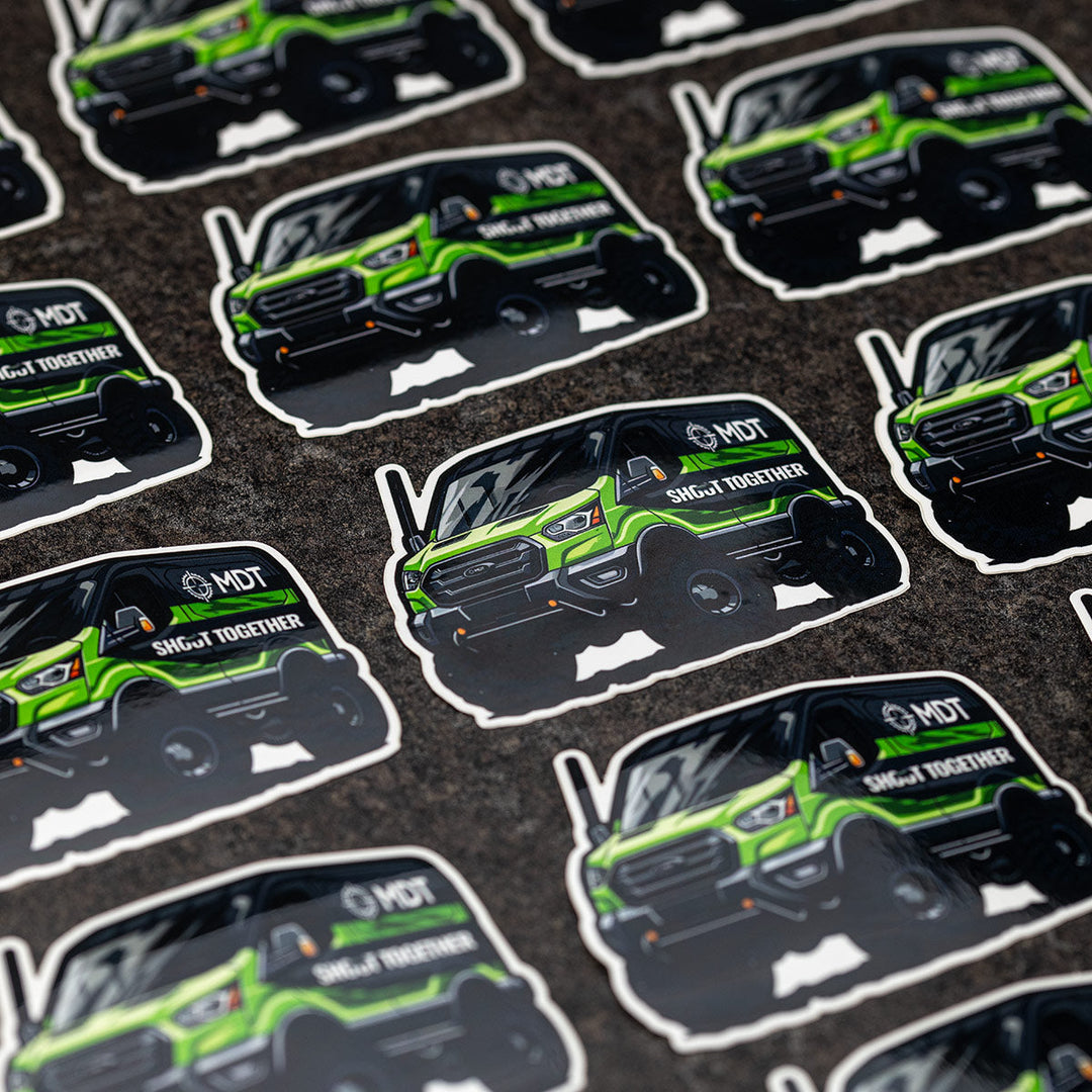 MDT Precision On Wheels Sticker – view 2