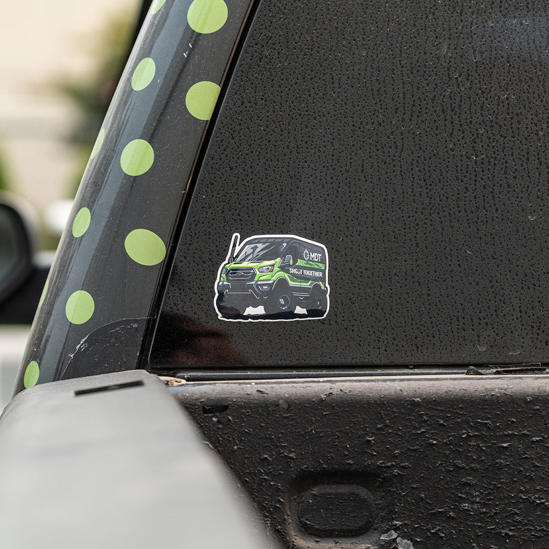 MDT Precision On Wheels Sticker – view 3