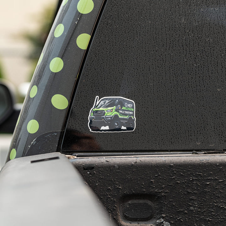 MDT Precision On Wheels Sticker – view 3