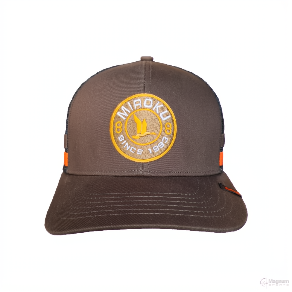 MIROKU DUCKLINE TRUCKER CAP BROWN