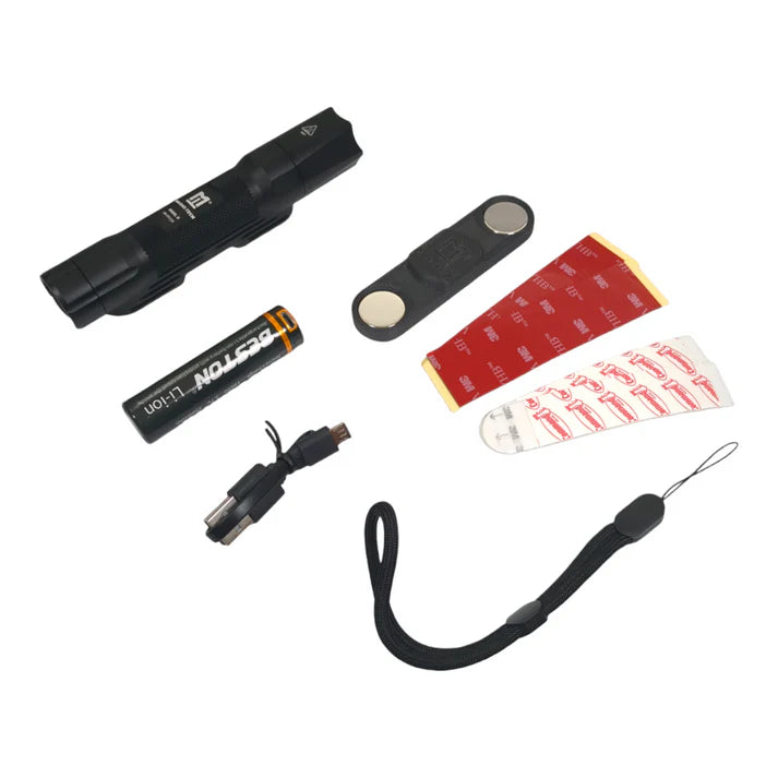 Magne-Tech Rigel II-Home: 1100lm Magnetic Tactical Flashlight Kit for Home or RV