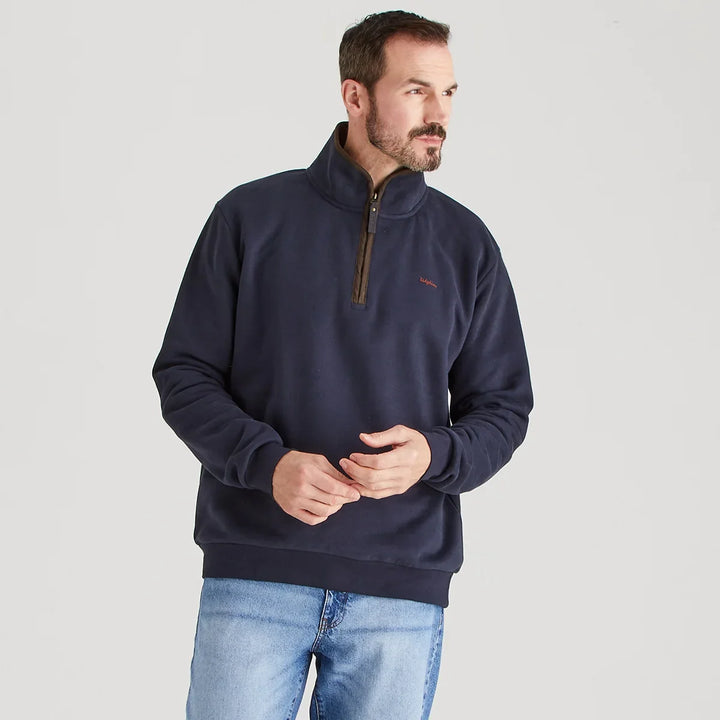 Ridgeline Brancaster 1/4 Zip Top | Mens