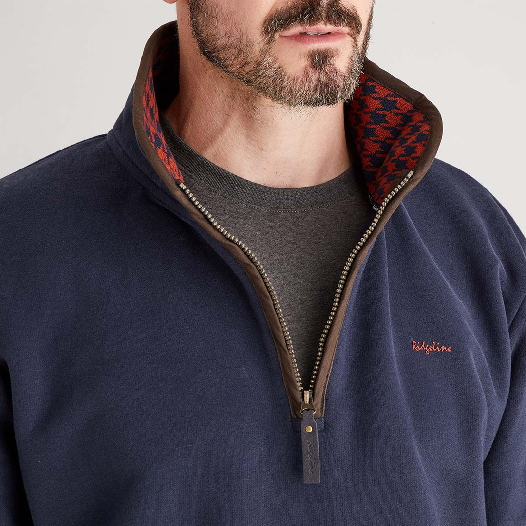 Ridgeline Brancaster 1/4 Zip Top | Mens