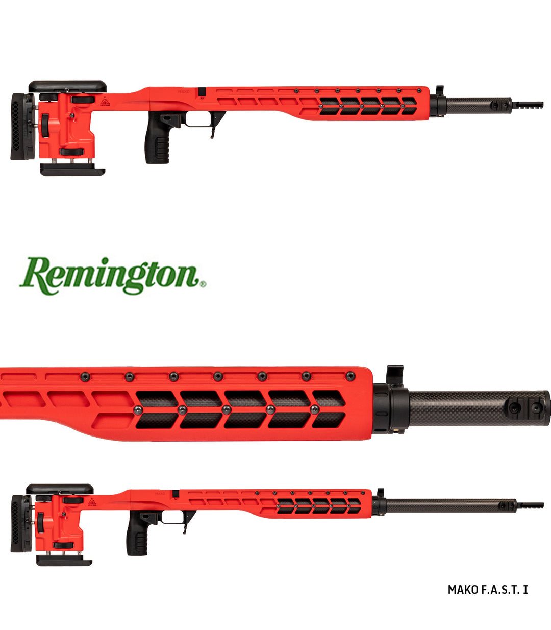 Accuracy Solutions Mako F.A.S.T. I chassis for Remington 700 with BipodeXt tube