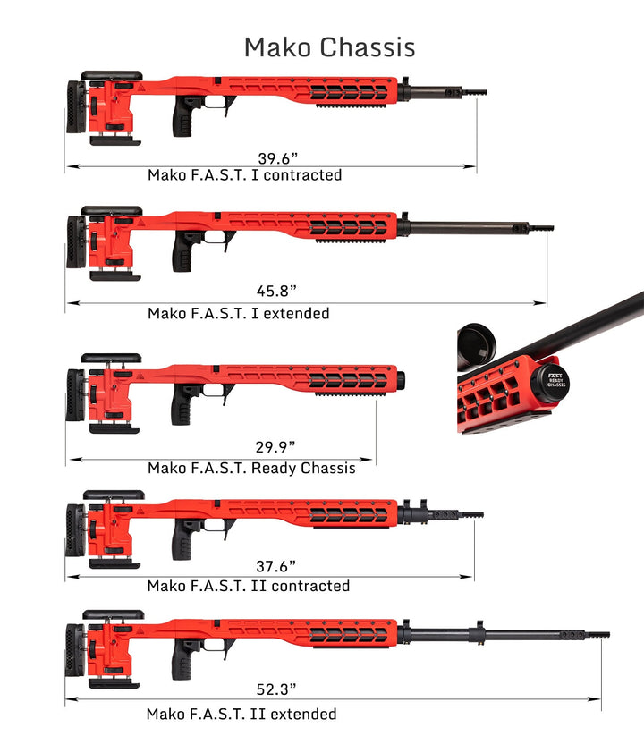Accuracy Solutions Mako I BipodeXt Tubes Kit