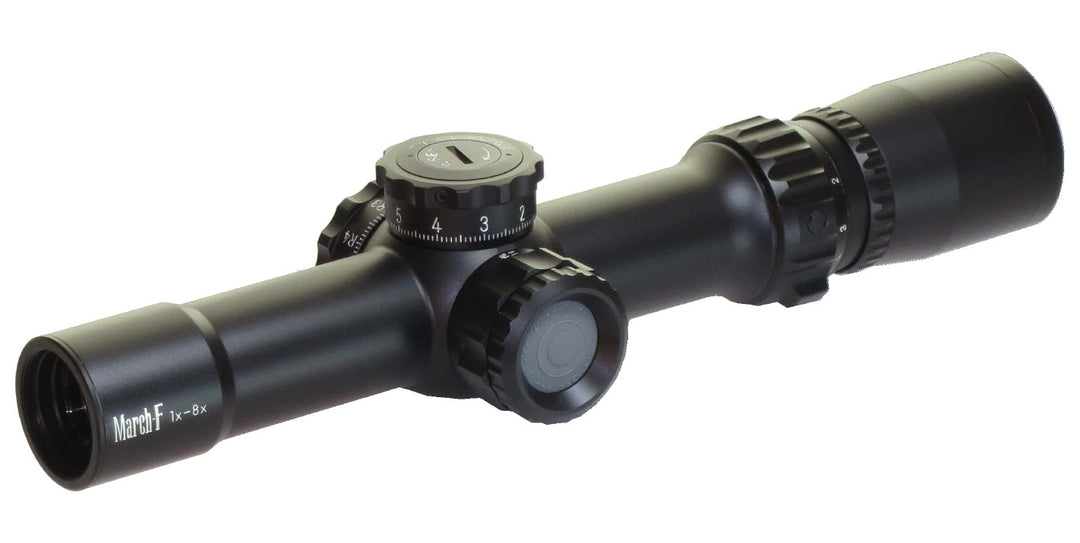 March Scopes 1-8x24 FFP rifle scope