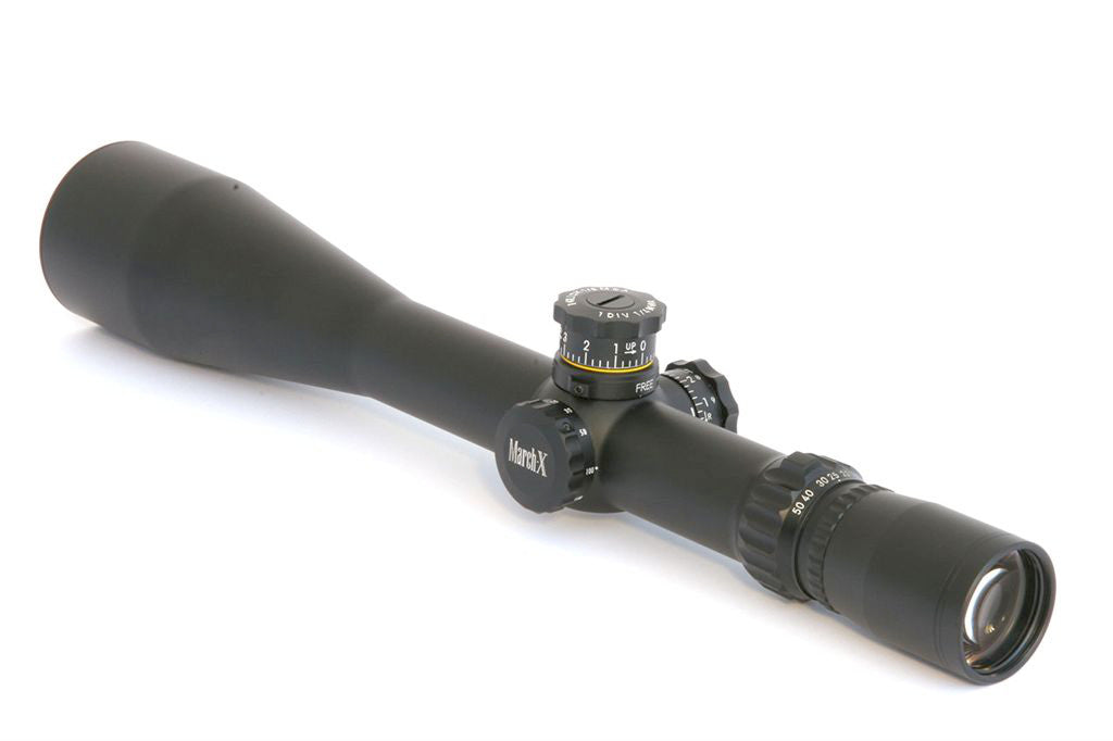 March Scopes 5-50x56 SFP rifle scope