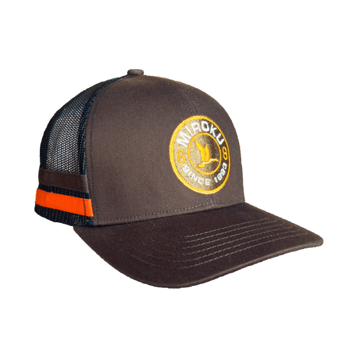 MIROKU DUCKLINE TRUCKER CAP BROWN