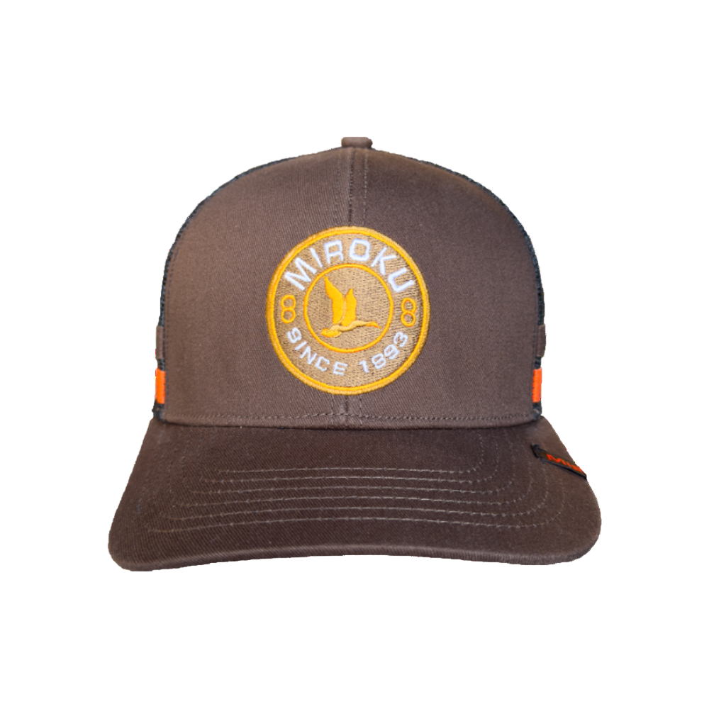 MIROKU DUCKLINE TRUCKER CAP BROWN