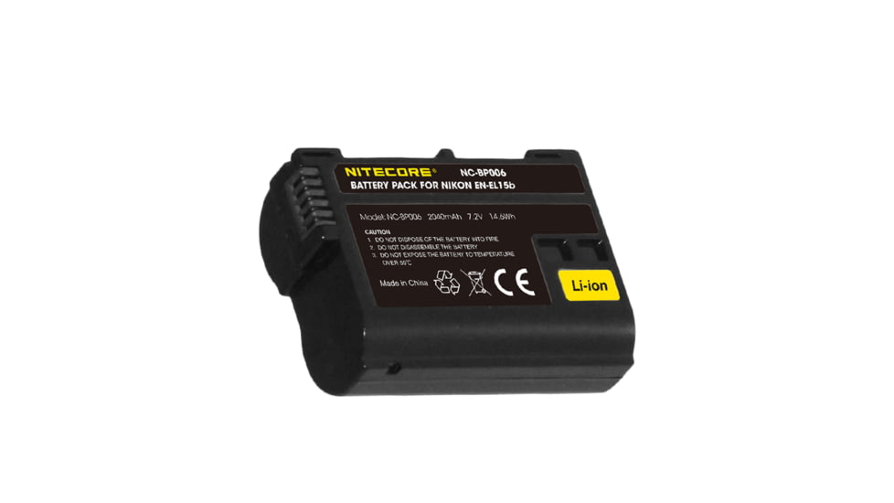 Nitecore NC-BP006 Battery Pack for Nikon EN-EL15B, 2400mAh
