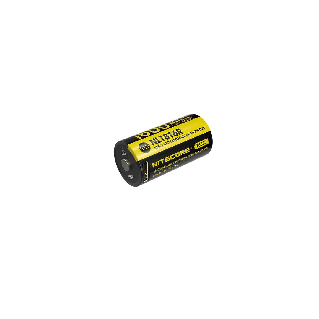 Nitecore NL1816R High Performance USB-C Rechargeable Li-ion Battery
