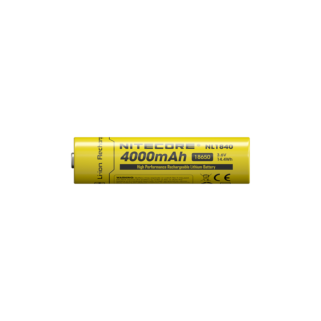 Nitecore NL1840 High-Performance Li-ion Rechargeable Battery