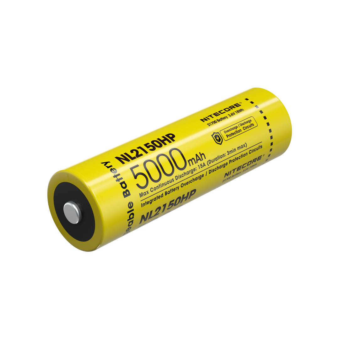 Nitecore NL2150HP 21700 High Performance Li-ion Battery, 3.6V 5000mAh