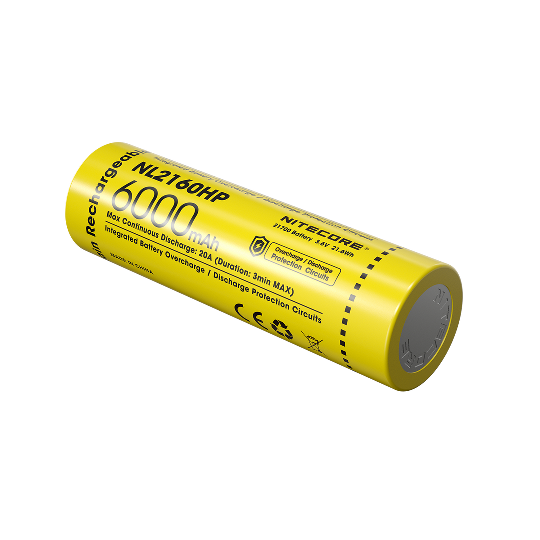 Nitecore NL2160HP New Generation 21700 High Drain Li-ion Rechargeable Battery
