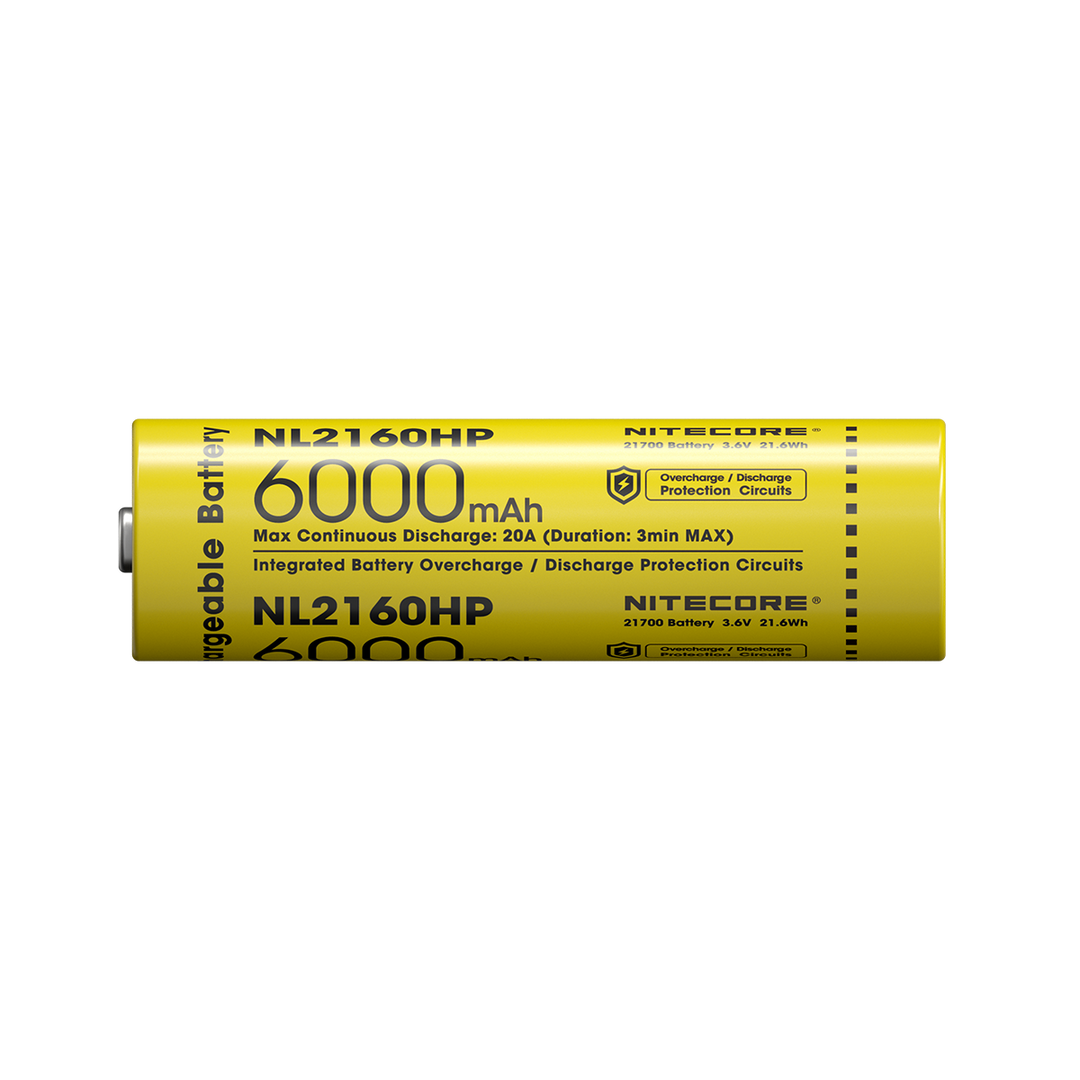 Nitecore NL2160HP New Generation 21700 High Drain Li-ion Rechargeable Battery