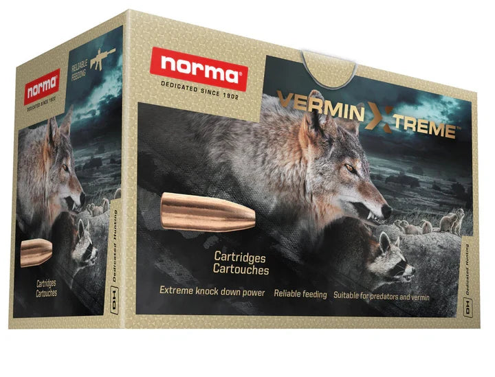Norma 223 Rem 55gr Vermin Xtreme HP Ammo Can