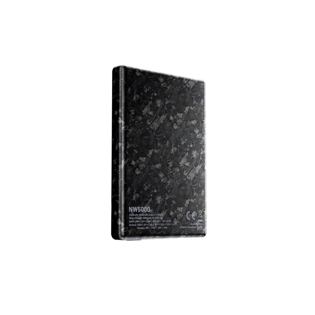 Nitecore NW5000 Carbon Fiber Magnetic Wireless Power Bank
