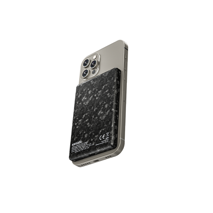 Nitecore NW5000 Carbon Fiber Magnetic Wireless Power Bank