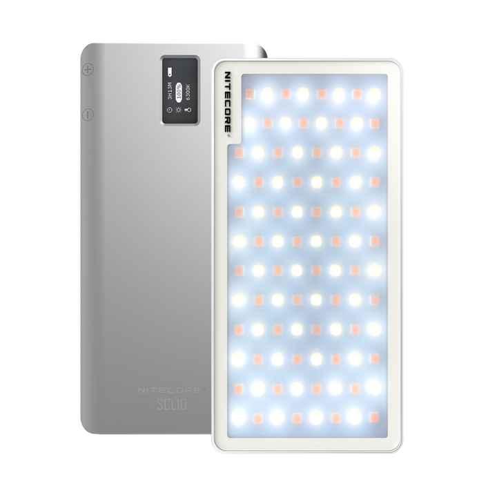 Nitecore SCL10 Smart Camera Light &amp; Power Bank, 800 Lumen