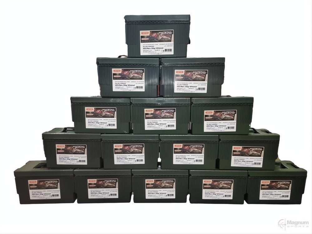 Norma 223 Rem 55gr Whitetail SP Ammo Can